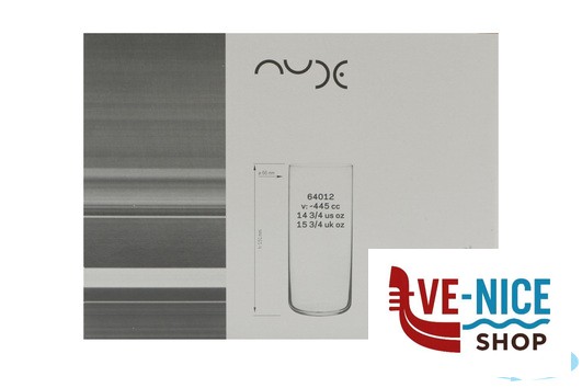 vetro FINESSE-CONFEZIONE 6 BICCHIERI HIGHBALL CL.44,5 NUDE PASABAHCE - immagine 4