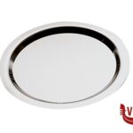 sottopiatti/vassoi FINESSE-VASSOIO TONDO CM 38 ACCIAIO INOX 18/0 CON BORDO APS  ASSHEUER POTT GMBH E CO KG