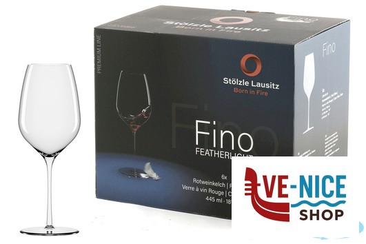 vetro cristallino FINO - CALICE VINI ROSSI CL 54,5 H. 24 CM 8,8 STOLZLE LAUSITZ GMBH - immagine 3