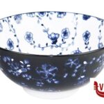 ceramica FLORAL MIX BLUE-COPPETTA CM.15 IN PORCELLANA IMPORT TAVOLA