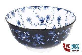 ceramica FLORAL MIX BLUE-COPPETTA CM.15 IN PORCELLANA IMPORT TAVOLA