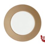 porcellana FLORENCE BRONZO-BIANCO PIATTO PIANO CM.28 ST00011028-19224 IMPORT TAVOLA PROFESSIONAL