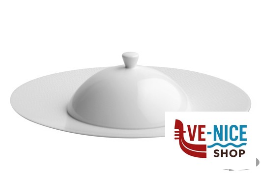 porcellana FLORENCE EMBOSSED-GOURMET PIATTO PIANO CM 28 INTERNO CM 12,5 ST00017028 IMPORT TAVOLA PROFESSIONAL - immagine 3