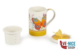 porcellana FLY YELLOW-TISANIERA CON FILTRO IMPORT TAVOLA