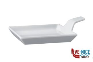 finger FLYING BUFFET-PIATTO FINGER FOOD CON IMPUGNATURA CM 9,5X9,5XH1,5-3,5 IN MELAMINA BIANCO 83878 APS ASSHEUER POTT GMBH E CO KG