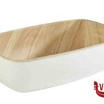 insalat zuppiere sals antipast FRIDA-CIOTOLA GN 1.4 CM.26,5X16,2 H.7,5 MELAMINA BIANCA INTERNO EFFETTO LEGNO APS  ASSHEUER POTT GMBH E CO KG