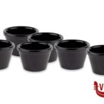 ciotolina FRIENDLY BOWL- CONFEZIONE 6 COPPETTE CONICHE POLIETILENE NERO CM 6 H 4 LT0,05 IMPILABILE, LAVABILE IN LAVASTOVIGLIE , NON ADATTA AL MICROONDE APS  ASSHEUER POTT GMBH E CO KG