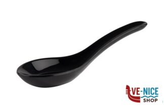 ciotolina FRIENDLY BOWL-CUCCHIAIO FINGER CM 13,5X4,5H 4,5 NERO REALIZZATO IN GERMANIA APS ASSHEUER POTT GMBH E CO KG