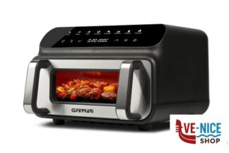 friggitrici FRIGGOSANO BBQ - FRIGGITRICE E BARBECUE AD ARIA LT 10 CON 3 ACCESSORI, 2000 WATT,230 GRADI TREVIDEA