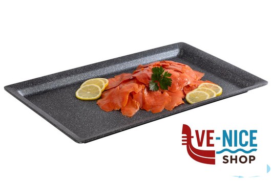 sottopiatti/vassoi FROSTFIRE - VASSOIO GASTRONORM 1.1 CM 53X32,2XH.3 ALLUMINIO COLOR CEMENTO APS ASSHEUER POTT GMBH E CO KG - immagine 4