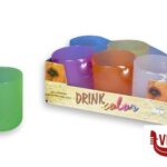 0 FROSTY DEM - SET 6 BICCHIERI CC 250 COLORI ASSORTITI DEM