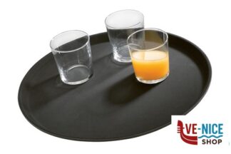 sottopiatti/vassoi GASTRO-VASSOIO CM 27,5XH.2 CM FIBRA DI VETRO, SUPERFICIE ANTISCIVOLO NERA APS ASSHEUER POTT GMBH E CO KG