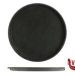 sottopiatti/vassoi GASTRO-VASSOIO CM 35,5XH.2 CM FIBRA DI VETRO, SUPERFICIE ANTISCIVOLO NERA APS  ASSHEUER POTT GMBH E CO KG