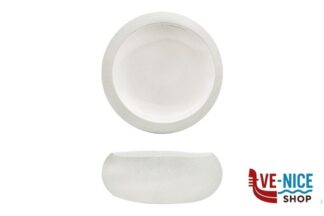 porcellana GENESYS EVO BIANCO-COPPA CM.16,5 IN PORCELLANA CON FINITURA ESTERNA A BUCCIA D'ARANCIA IMPORT TAVOLA PROFESSIONAL