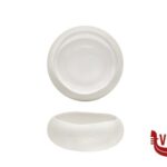 porcellana GENESYS EVO BIANCO-COPPETTA CM.13,7 IN PORCELLANA CON FINITURA ESTERNA A BUCCIA D'ARANCIA IMPORT TAVOLA PROFESSIONAL