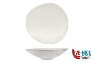 porcellana GENESYS EVO BIANCO-PASTA BOWL 29,5 IN PORCELLANA CON FINITURA ESTERNA A BUCCIA D'ARANCIA IMPORT TAVOLA PROFESSIONAL