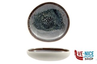 porcellana GENESYS EVO BLU-PIATTO FONDO CM.19,8 IN PORCELLANA IMPORT TAVOLA PROFESSIONAL