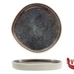 porcellana GENESYS EVO BLU-PIATTO NORDIC CM.27 IN PORCELLANA IMPORT TAVOLA PROFESSIONAL