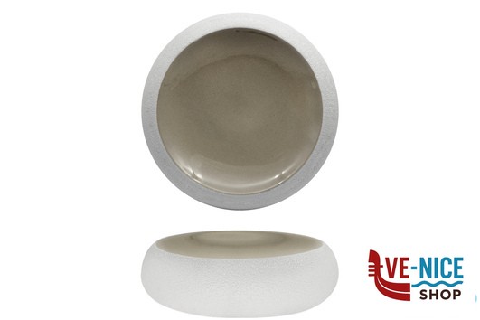 porcellana GENESYS EVO GREY-PIATTO ALTO CM.23,3 IN PORCELLANA CB3544-23-F1263 IMPORT TAVOLA PROFESSIONAL