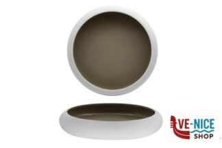 porcellana GENESYS EVO GREY-PIATTO ALTO A NIDO CM.27 IN PORCELLANA CB3762-27-F1364 IMPORT TAVOLA PROFESSIONAL