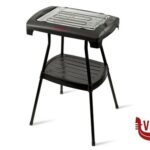 barbecue GIRMI-BARBECUE CON STAND GRIGLIA INOX CM 34X24,5 REGOLAZIONE TEMPERATURA 2000W TREVIDEA