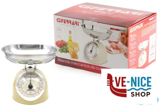 pesalimenti GIRMI-BILANCIA CUCINA 25GR-5KG ASKA CREMA G2000300 TREVIDEA - immagine 3