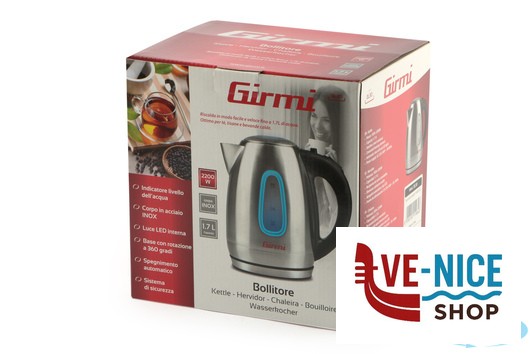 frullatori GIRMI-BOLLITORE INOX LT.1,7 W2200 FUNZIONAMENTO CORDLESS CON BASE TREVIDEA - immagine 3