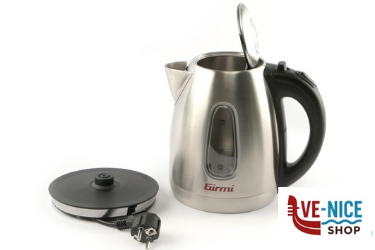 frullatori GIRMI-BOLLITORE INOX LT.1,7 W2200 FUNZIONAMENTO CORDLESS CON BASE TREVIDEA