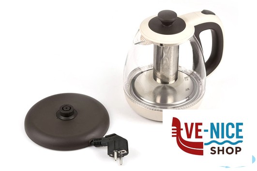 bollitori GIRMI-BOLLITORE TISANIERA W1100 LT1 FUNZIONAMENTO CORDLESS CON BASE TREVIDEA - immagine 4