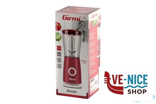 frullatori GIRMI COLOR-FRULLATORE ELETTRICO 500ML ROSSO FR0302 TREVIDEA - immagine 4