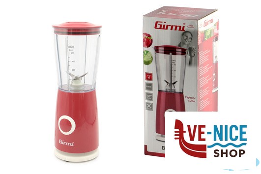 frullatori GIRMI COLOR-FRULLATORE ELETTRICO 500ML ROSSO FR0302 TREVIDEA - immagine 3