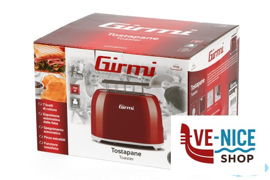 tostapane/fette GIRMI COLOR-TOSTAPANE 2PINZE ROSSO TREVIDEA - immagine 4