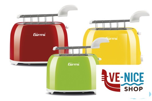 tostapane/fette GIRMI COLOR-TOSTAPANE 2PINZE ROSSO TREVIDEA - immagine 3