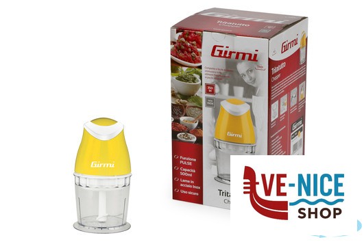 tritatutto GIRMI COLOR-TRITATUTTO 350W 500ML GIALLO TREVIDEA - immagine 2