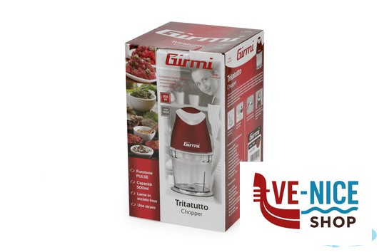 tritatutto GIRMI COLOR-TRITATUTTO 350W 500ML ROSSO TREVIDEA - immagine 4