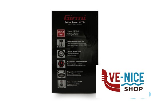 preparazione cibi GIRMI-MACINACAFFE INOX 150W MC01 TREVIDEA - immagine 5