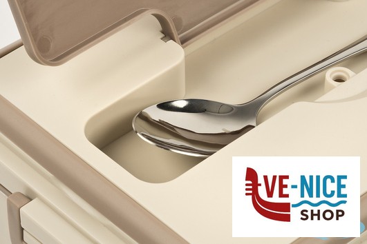 contenitori GIRMI-SCALDAVIVANDE ELETTRICO 50-60W 3 SCOMPARTI TREVIDEA - immagine 3