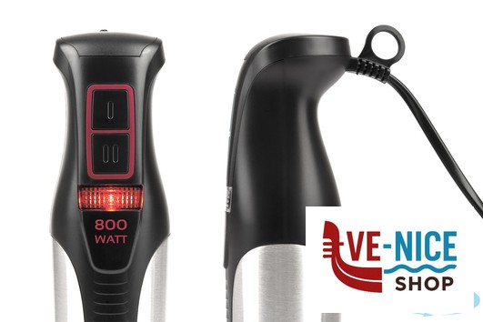 frullatori GIRMI-SET MIXER IMMERSIONE W800 CON KIT FUSTO INOX 4 LAME MX3900 TREVIDEA - immagine 3