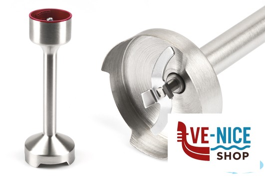 frullatori GIRMI-SET MIXER IMMERSIONE W800 CON KIT FUSTO INOX 4 LAME MX3900 TREVIDEA - immagine 4