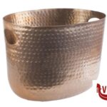 glacette/secchiello ghiaccio GLACETTE LT.7 CM 30X23,5H23 ALLUMINIO MARTELLATO COLOR RAME APS  ASSHEUER POTT GMBH E CO KG