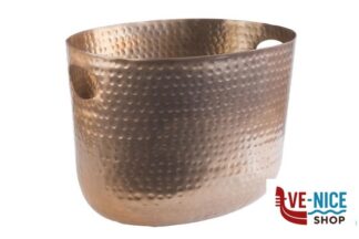 glacette/secchiello ghiaccio GLACETTE LT.7 CM 30X23,5H23 ALLUMINIO MARTELLATO COLOR RAME APS ASSHEUER POTT GMBH E CO KG