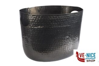 glacette/secchiello ghiaccio GLACETTE LT. 7 CM 30X23,5H23 ALLUMINIO MARTELLATO COLOR ANTRACITE APS ASSHEUER POTT GMBH E CO KG