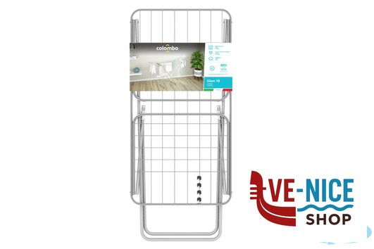 stendi biancheria STENDIBIANCHERIA-GLAM 18 CON ALI IN ACCIAIO 18METRI COLOMBO NEW SCAL SPA - immagine 2