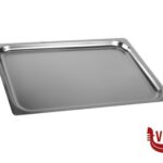 GN INOX 1.1. TEGLIA BORDO PIANO CM53X32 H.2 MORI2A gastronorm 1 pezzi