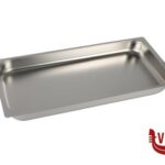 gastronorm GN INOX 1.1. TEGLIA BORDO PIANO CM53X32 H.4 MORI2A