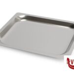 gastronorm GN INOX 1.2 TEGLIA BORDO PIANO CM32X26 H.2 MORI2A