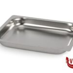 gastronorm GN INOX 1.2 TEGLIA BORDO PIANO CM32X26 H.4 MORI2A