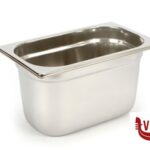 contenitori GN INOX 1.4-BACINELLA 26X16 H.15 BA14150 MORI2A