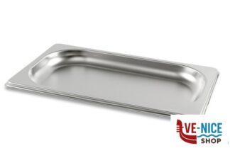 gastronorm GN INOX 1.4 - BACINELLA 26X16 ALTEZZA CM.2 SPESSORE MM.0,6 BA14020.6 MORI2A