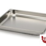 contenitori GN INOX 2.3-BACINELLA 35X32 H.4 MORI2A
